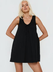 Antiquity Swing Mini Dress Black