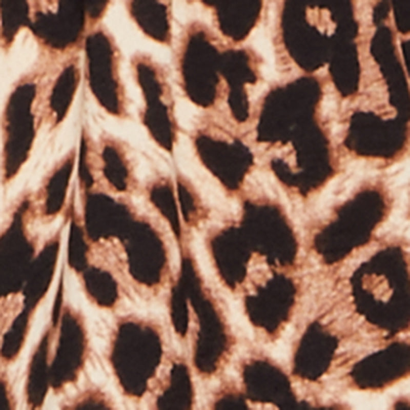 Leopard Print Ruffle Tiered Cami Mini Dress