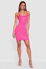 Rhinestone Cami Mini Dress