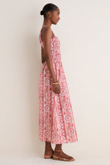 Coral Corsica Paisley Azalea Maxi Nap Dress