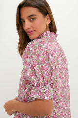Pink & Sage Ditsy Floral Louisa Maxi Dress