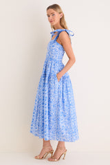 Chinoiserie Floral Julie Maxi Dress