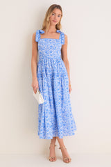 Chinoiserie Floral Julie Maxi Dress