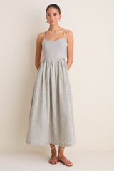 Newburyport Stripe Cotton Day Dress
