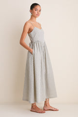 Newburyport Stripe Cotton Day Dress