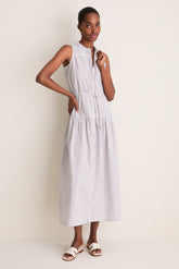 James Stripe Lucy 4 Basque Sleeveless Dress