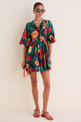 Queen Peony Mini Portofino Dress