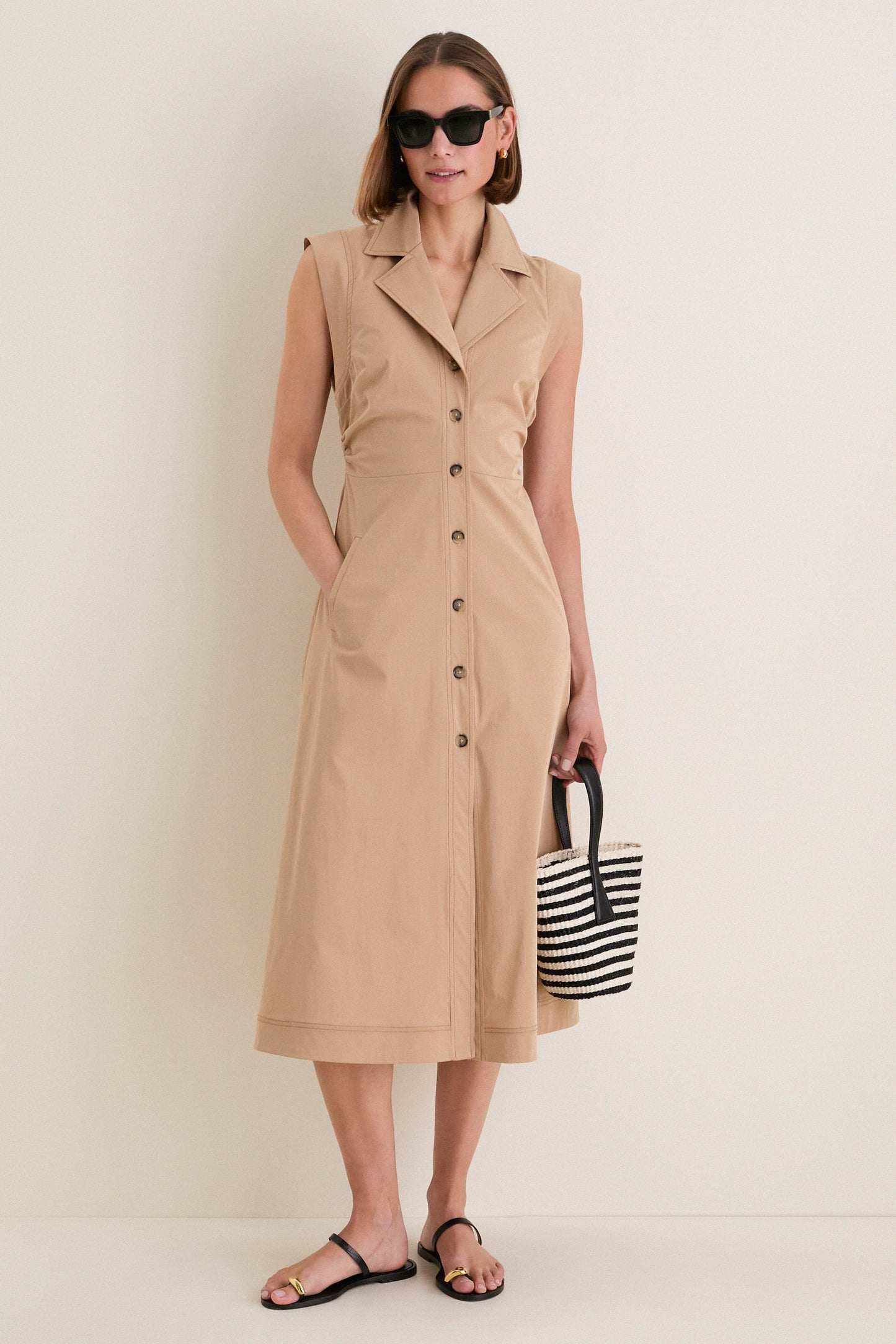 Khaki Orla Dress