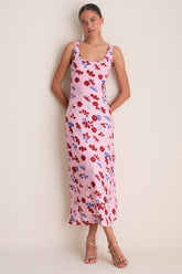 Light Pink Adele Tutu Bloom Silk Dress
