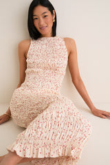 Linnea Dot Panna Sorella Midi Dress