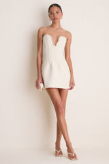 Ecru Rhia Mini Dress