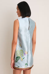 Ice Blue Alfie Mini Dress