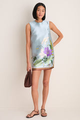 Ice Blue Alfie Mini Dress