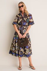 Chocolate Jasper Shirtdress
