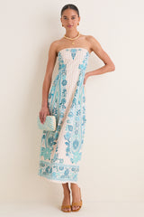 Paisley Stripe Dalton Midi Dress
