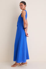 Cobalt Blue Vivian Maxi Dress