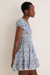 Cornflower Asterid Mini Dress