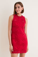 Tango Red Irene Mini Dress