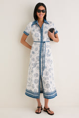 Ivory Lucky Shirt Dress
