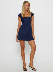 Mariza Mini Dress Navy
