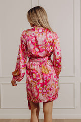 Romance In Paris Satin Mini Dress