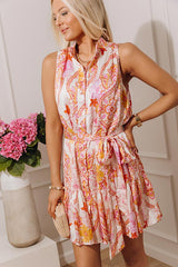 Vacay Vibes Floral Satin Mini Dress
