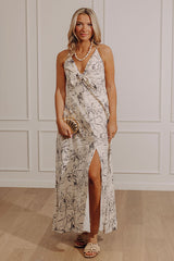 Costa Rica Cutie Linen-Blend Maxi Dress
