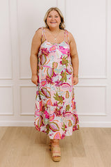 Tropical Dreams Midi Dress Curves