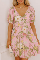 Botanical Dreams Floral Mini Dress
