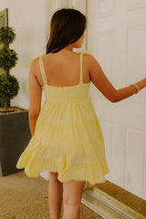 Joyful Smile Tiered Mini Dress