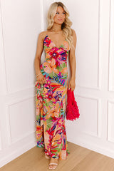 Cosmos And Chit Chat Floral Maxi Dress