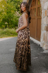 Urban Edit Leopard Maxi Dress