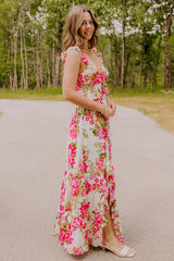 Garden Views Floral Maxi Dress