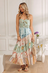 Whisk Me Away Floral Tiered Maxi Dress