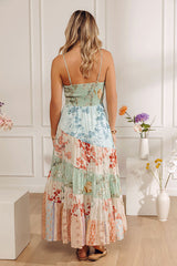 Whisk Me Away Floral Tiered Maxi Dress