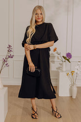 Uptown Muse Knit Midi Dress