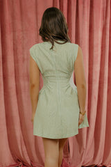 Subtle Sweetness Floral Jacquard Mini Dress