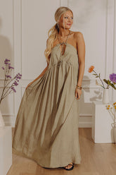 Boho Vibes Vintage Wash Maxi Dress