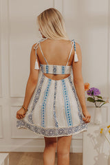 Amalfi Coast Woven Mini Dress