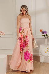 Gentle Grace Floral Maxi Dress