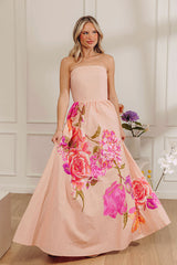 Gentle Grace Floral Maxi Dress