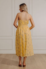 Sweet Meadows Floral Midi Dress