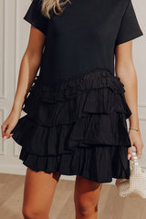 Meet Me on the Dance Floor Ruffle Mini Dress