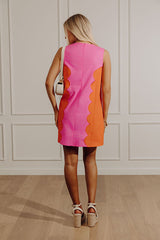 Margaritas On The Patio Linen-Blend Mini Dress