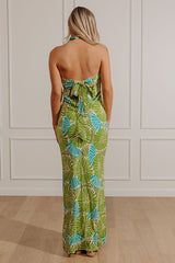 Bungalow Babe Linen-Blend Floral Maxi Dress