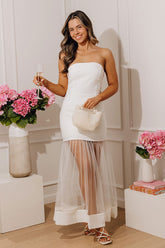 Lost In Your Eyes Tulle Maxi Dress