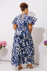 Bloom Belle Tiered Floral Maxi Dress Curves