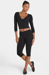 ButterCloud™ Capri Leggings in Black