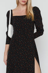 FLORAL MIDI DRESS