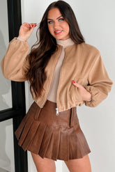 Detroit Days Zip-Up Jacket (Taupe)